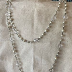 Jewel kade pearl and crystal necklace